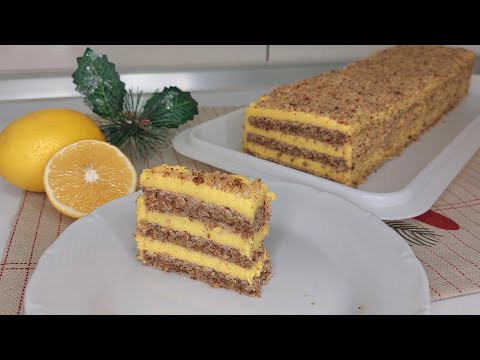 Sačuvajte ovaj recept jer ga nećete nigdje naći💥LIMUN ŠNIT TORTA SA ORASIMA❗️Lemon cake with walnuts
