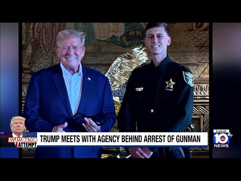 Trump meets with agency behind arrest of gunman
