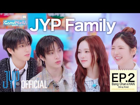 [ConviNiziU store] EP.2 Bang Chan & HAN (Stray Kids) | JYP Family