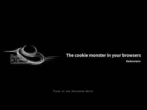 HITCON CMT 2019 - The cookie monster in your browsers