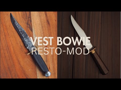 Vintage Japanese Vest-Bowie Knife Resto-Mod