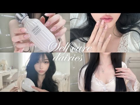 Daily self-care vlog โก โงโห โ
| Daily self-care & beauty routine, GRWM, diet baking