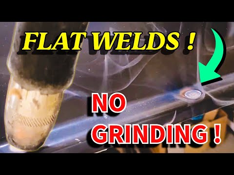 STOP GRINDING WELDS !  2 Pro Tips + 1 Trick = Flat Welds EVERYTIME !!