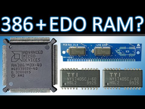 How to use EDO as FPM memory - and make it work on a 386 motherboard