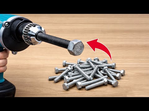 Just a Bolt on a Drill — A Genius Tool Every Mechanic Will Be Grateful For