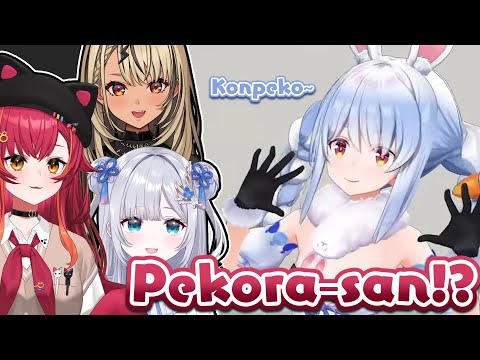 Pekora Calls VSPO Members and Freaks Them Out [Hololive ENG Sub - Usada Pekora]