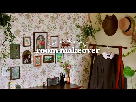 room makeover🌿｜ghibli room decor, vintage diy, cozy & aesthetic vlog, small room korea