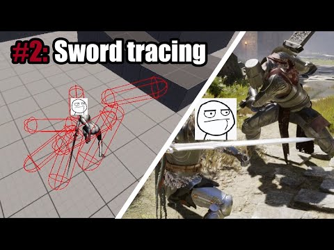 Unreal Engine 5 RPGMMO: Sword trace to dealing Damage