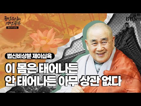 [#종범스님] 법신비상분 : 일상 속 모든 분별과 집착에서 벗어나라 #종범스님경전공부 #금강경