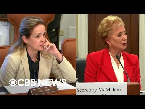 Watch: Education Secretary Linda McMahon confronted in hearing over funding cuts