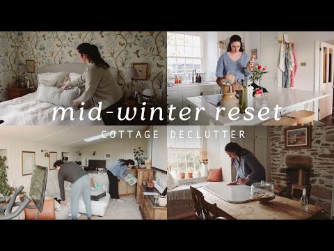Mid-Winter cottage declutter ๐ก reset my whole house with me