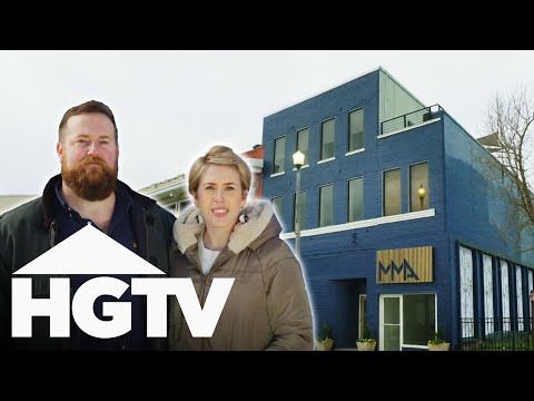 Ben & Erin Transform 1930's Building Into A Sleek & Modern Loft! | Home Town