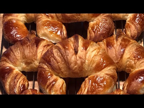 Croissants au beurre fait à la maison