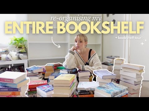 let's reorganise my entire bookshelf (& bookshelf tour!) *bookmas day 7*