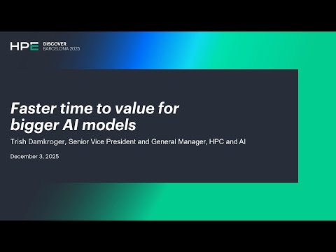 Faster Time to Value for Bigger AI Models