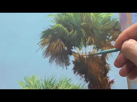 Beautiful little Wildlife Acrylic painting!! Time lapse
