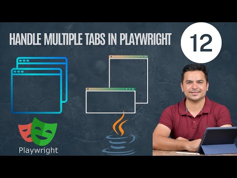 How To Handle Multiple Windows In Playwright | Handle Multiple Tabs java | Playwright Java Tutorial