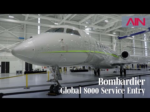Bombardier’s Global 8000 Business Jet Enters Service – AIN