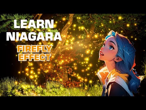Make Fireflies in UNREAL ENGINE - Niagara Tutorial UE5.3 #niagara #unrealengine5