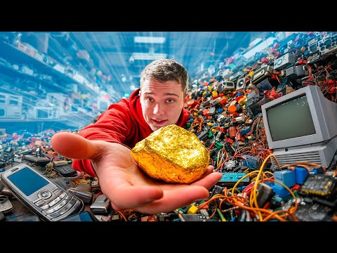 Extracting 99% pure gold from scrap electronics