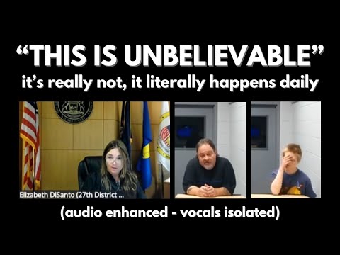 These Defendants cannot take a Hint from Judge DiSanto - He argues, she's sorry (audio enhanced)