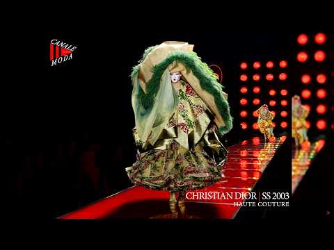CHRISTIAN DIOR Haute Couture Spring Summer 2003 Paris 4K - Canale Moda