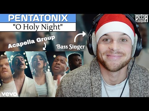 Pentatonix Makes the BEST Christmas Music! Bass Singer Reaction (& ANALYSIS) | "O Holy Night"