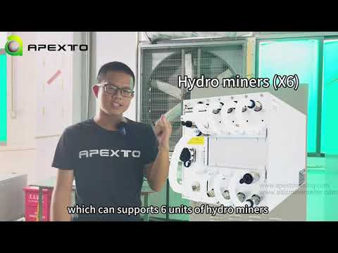Hot 6-bit Antminer Water Cooling Cabinet with Hydro Miners Overclocking Attached Operation Procedure