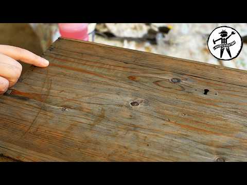 I Restore an Old Travel Trunk (a Mysterious Writing Under the Paint)