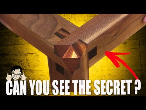 World's STRONGEST corner joint- Cut with just a hand saw!