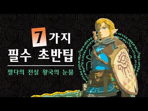 젤다의 전설 티어스 오브 더 킹덤 시작하는 사람들을 위한 필수 꿀팁 7가지