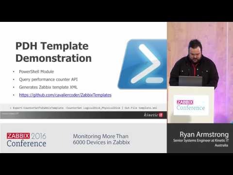 Ryan Armstrong - Monitoring More Than 6000 Devices in Zabbix | Zabbix Conference 2016