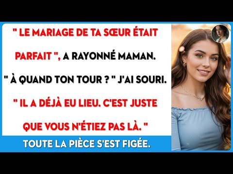 " Le mariage de ta sœur était parfait ", a rayonné Maman. " À quand ton tour ?... "