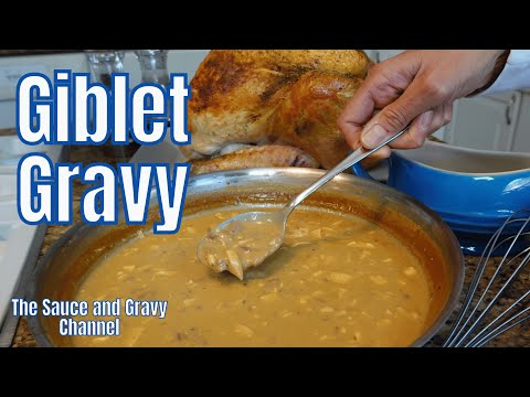 My Family's Favorite Giblet Gravy Recipe (Warning: Causes Loud Gobbling)🦃🍗How to Make Giblet Gravy