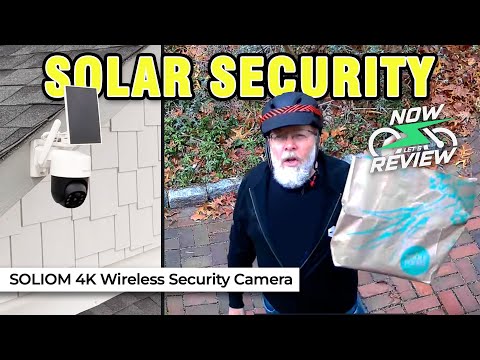Solar Powered Security! SOLIOM Wireless Camera Review