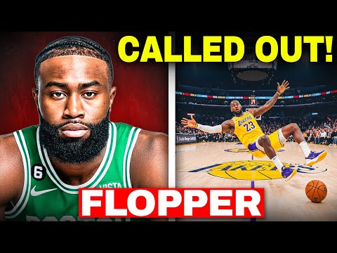 LeBron James CALLED OUT By Jaylen Brown For Shameless Flopping 