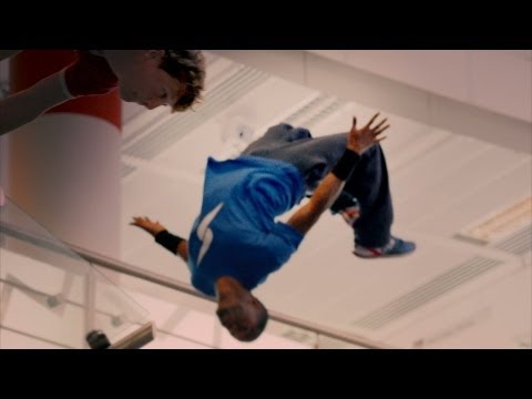 Parkour vs Motorcyclist: Race to the top of Television Centre - Top Gear: Series 20 - BBC