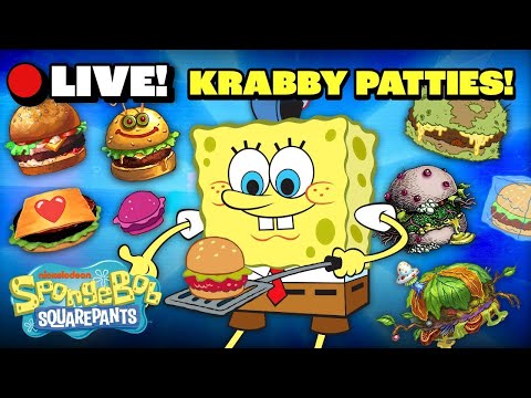 🔴LIVE: SpongeBob's Non-Stop KRABBY PATTY Marathon! 🍔 | @SpongeBobOfficial