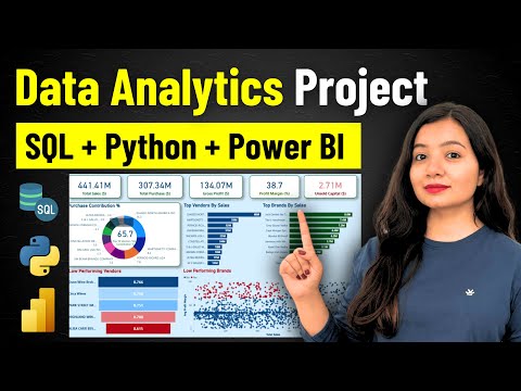 Vendor Performance Data Analytics End-To-End Project | SQL + Python + Power BI + Reporting (ENG-SUB)