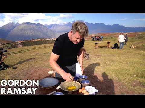 Gordon Ramsay Makes Alpaca Scrambled Eggs in Peru | Scrambled