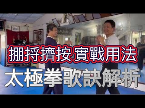 掤捋擠按 沾黏連隨，你的推手根本搞錯重點！太極拳招到底怎麼用？