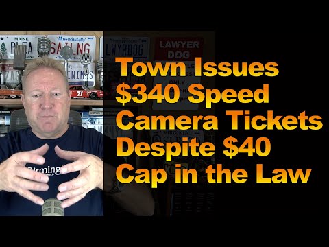 Town Issues $340 Speed Camera Tickets Despite $40 Cap in the Law