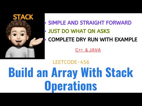 Build an Array With Stack Operations | Dry Run | Clean | Leetcode - 1441