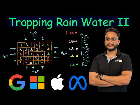 Trapping Rain Water II | Leetcode 407