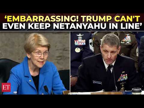 ‘EMBARRASSING! Russia, China watch Trump beg…’: Warren blasts Navy Admiral over ‘nonsense’ answer