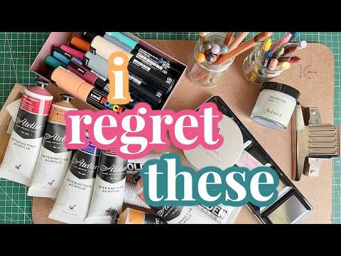 Art supplies I REGRET buying!