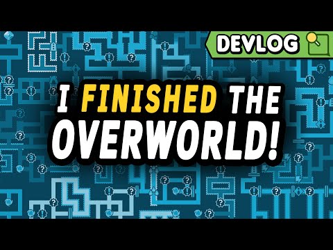 I Finally Finished my game's Metroidvania-Inspired Overworld!