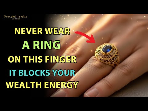 NEVER Wear a Ring on This Finger – It Blocks Your Feng Shui Wealth Flow