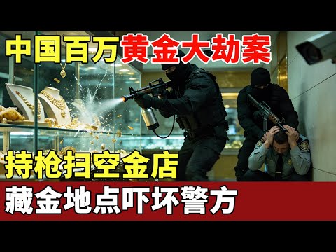 中国百万黄金大劫案，持枪歹徒1分钟扫空金店，藏金地点吓坏警方，被捕后痛哭：我只想让孩子上学【民间大案】