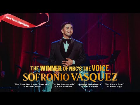 The Voice Winner: Sofronio Live in New York Highlights